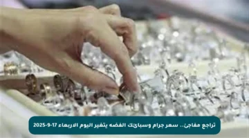 تراجع مفاجئ.. سعر جرام وسبائك الفضة يتغير اليوم الأربعاء 17-9-2025